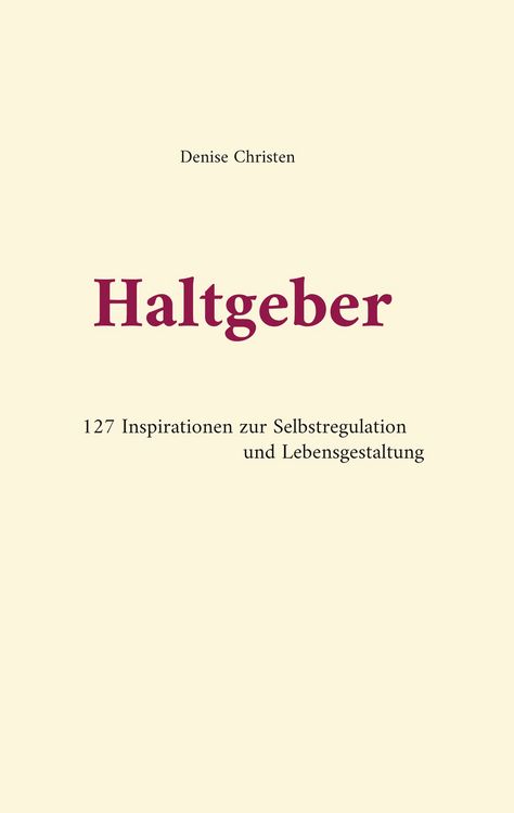 Produktbild: Haltgeber