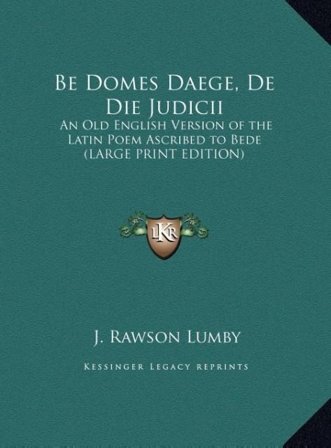 Produktbild: Be Domes Daege, De Die Judicii