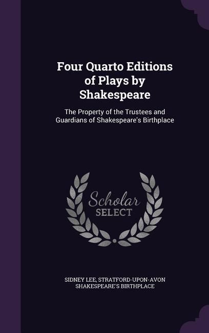 Produktbild: Four Quarto Editions of Plays by Shakespeare