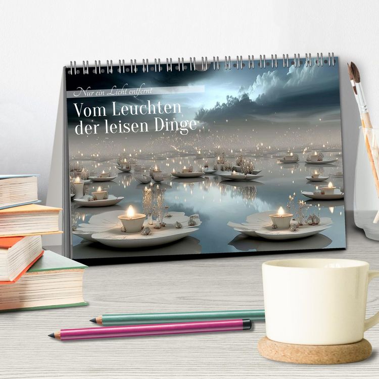 Produktbild: Nur ein Licht entfernt (Tischkalender 2026 DIN A5 quer), CALVENDO Monatskalender