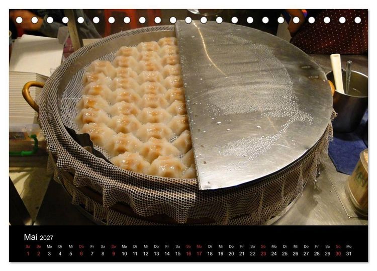 Produktbild: Taiwan kulinarisch erleben (Tischkalender 2027 DIN A5 quer), CALVENDO Monatskalender