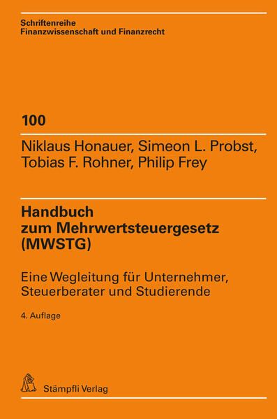 Produktbild: Handbuch zum Mehrwertsteuergesetz (MWSTG)