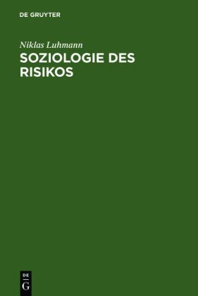 Produktbild: Luhmann, N: Soziologie des  Risikos