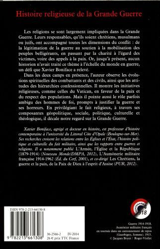 Produktbild: Histoire religieuse de la Grande Guerre