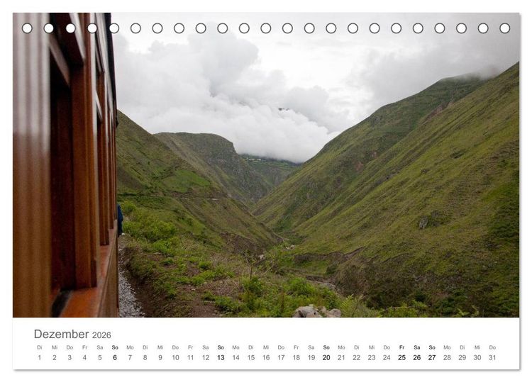Produktbild: Ecuador - Regenwald und Vulkane (Tischkalender 2026 DIN A5 quer), CALVENDO Monatskalender