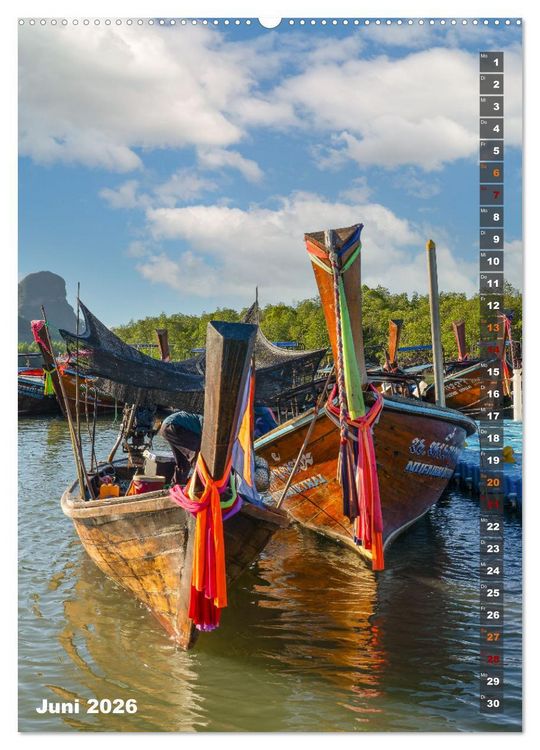 Produktbild: Thailand - Perle Asiens (Wandkalender 2026 DIN A2 hoch), CALVENDO Monatskalender