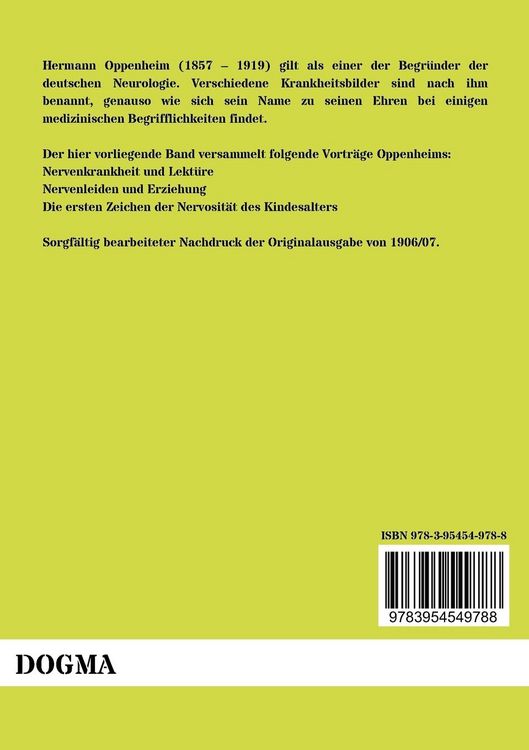 Produktbild: Nervenkrankheit, Nervenleiden und Nervosit&auml;t - 3 Vortr&auml;ge