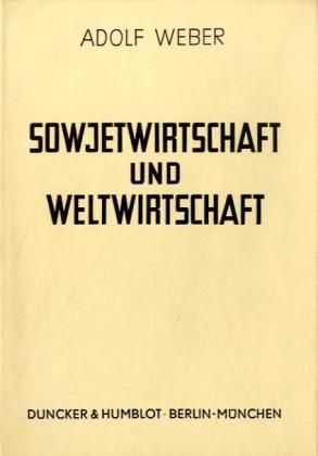 Produktbild: Sowjetwirtschaft und Weltwirtschaft.