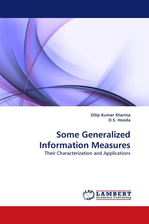 Produktbild: Some Generalized Information Measures