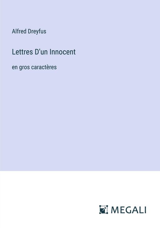 Produktbild: Lettres D'un Innocent