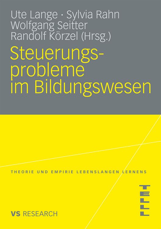 Produktbild: Steuerungsprobleme im Bildungssystem