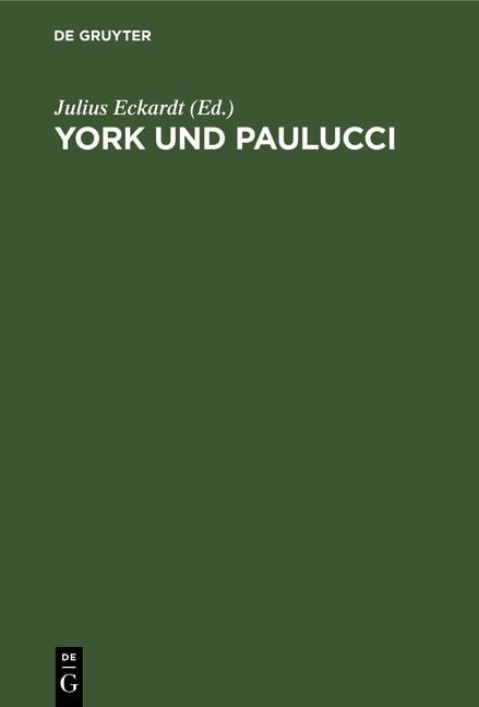Produktbild: York und Paulucci