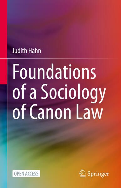 Produktbild: Foundations of a Sociology of Canon Law