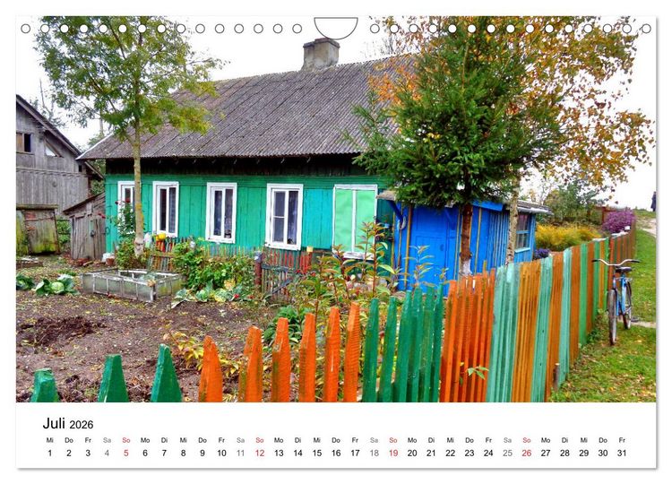 Produktbild: Elchniederung - Naturparadies in Ostpreu&szlig;en (Wandkalender 2026 DIN A4 quer), CALVENDO Monatskalender
