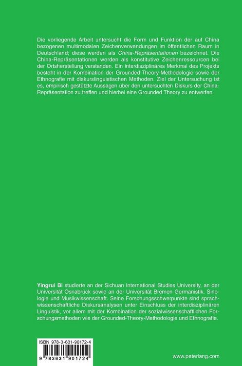Produktbild: China-Repraesentationen in der deutschen Semiotic Landscape