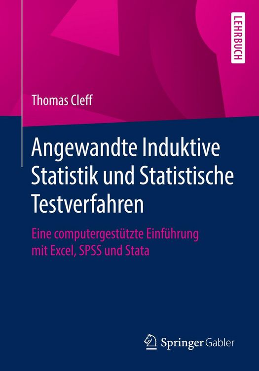Produktbild: Angewandte Induktive Statistik und Statistische Testverfahren