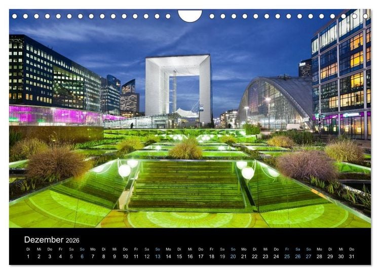 Produktbild: Metropolen zur blauen Stunde 2026 (Wandkalender 2026 DIN A4 quer), CALVENDO Monatskalender