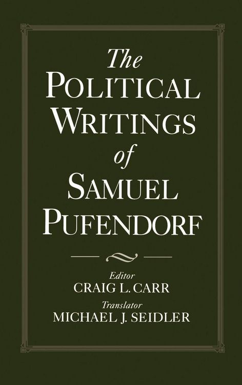 Produktbild: The Political Writings of Samuel Pufendorf