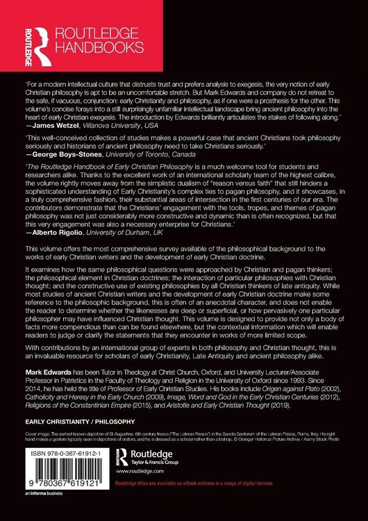 Produktbild: The Routledge Handbook of Early Christian Philosophy