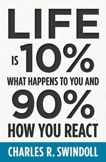Produktbild: Life Is 10% What Happens to You and 90% How You React