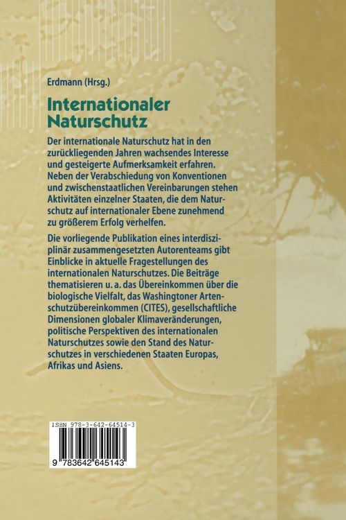 Produktbild: Internationaler Naturschutz