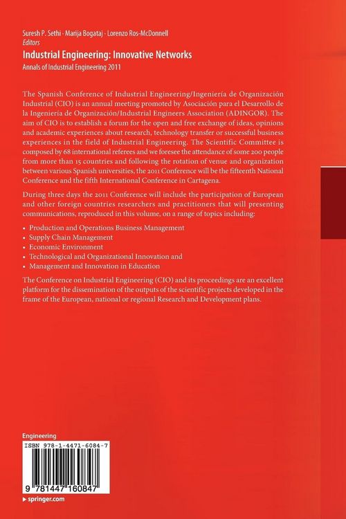 Produktbild: Industrial Engineering: Innovative Networks