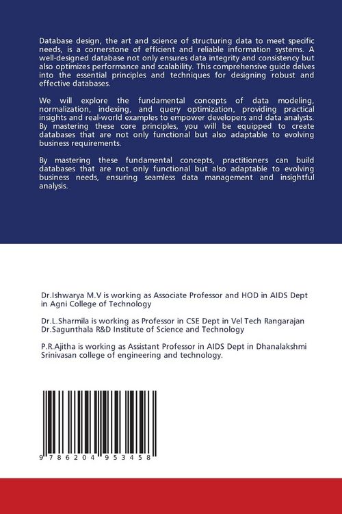 Produktbild: Database Design Essentials: a Practical Guide For Developers and Data Analysts