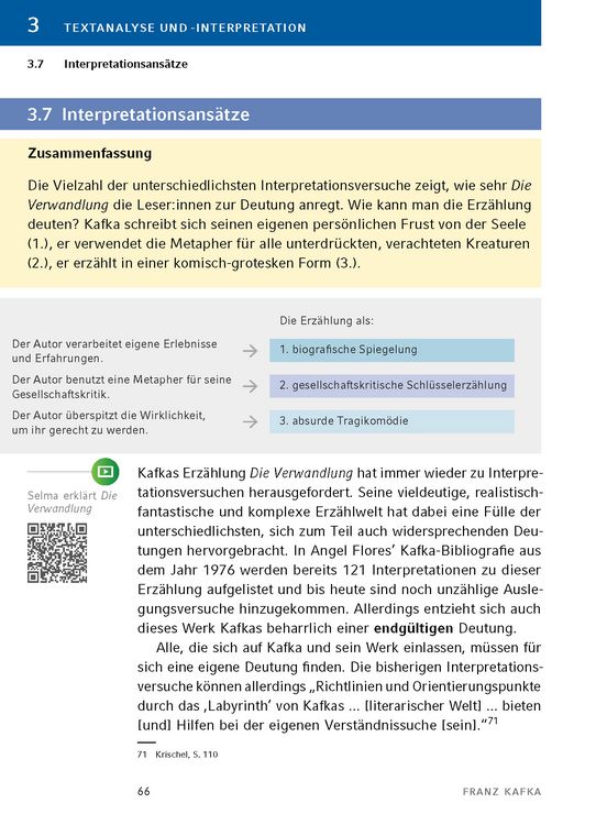 Produktbild: Die Verwandlung von Franz Kafka