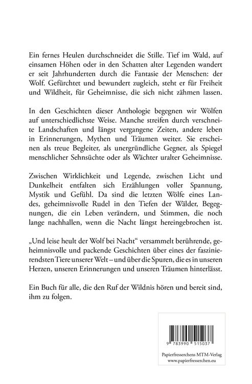 Produktbild: Und leise heult der Wolf bei Nacht - Vom Zauber der W&ouml;lfe und den Stimmen der Nacht