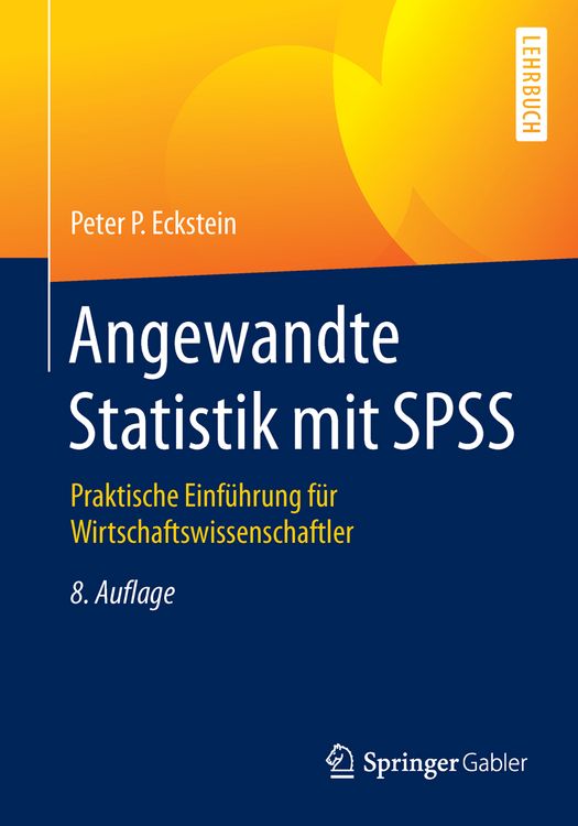 Produktbild: Angewandte Statistik mit SPSS