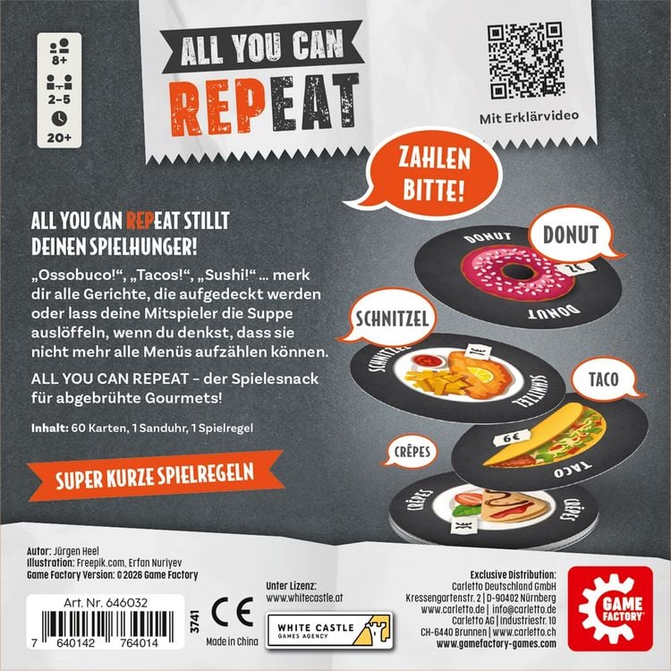 Produktbild: GAME FACTORY - All you can REPeat (d)