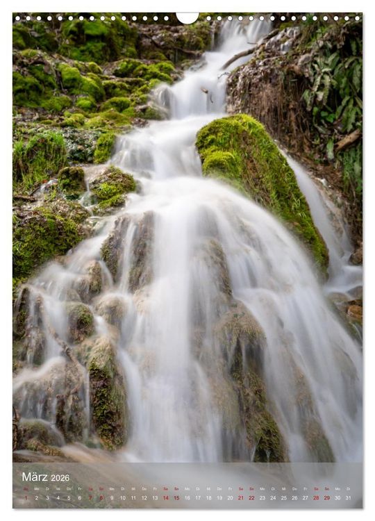 Produktbild: Bad Urach Wasserf&auml;lle (Wandkalender 2026 DIN A3 hoch), CALVENDO Monatskalender