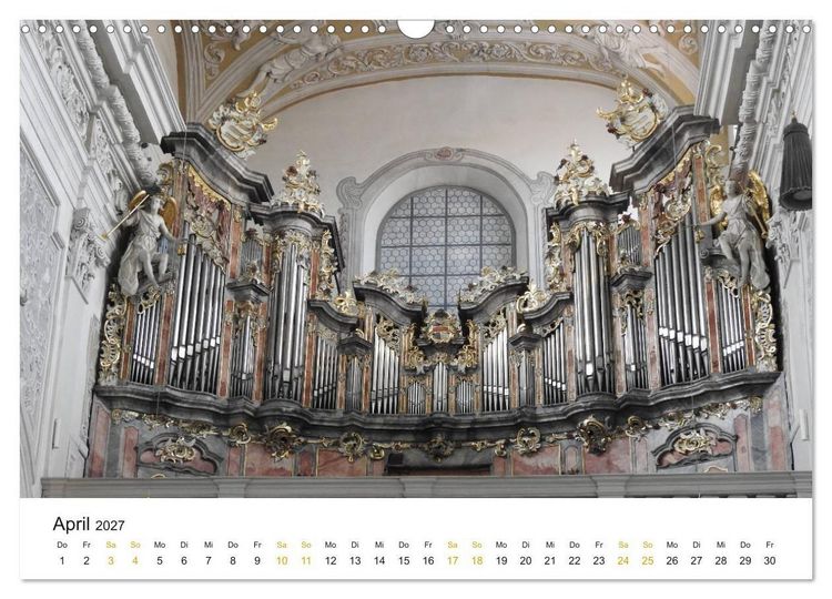 Produktbild: Fantastische Welt der Orgeln (Wandkalender 2027 DIN A3 quer), CALVENDO Monatskalender