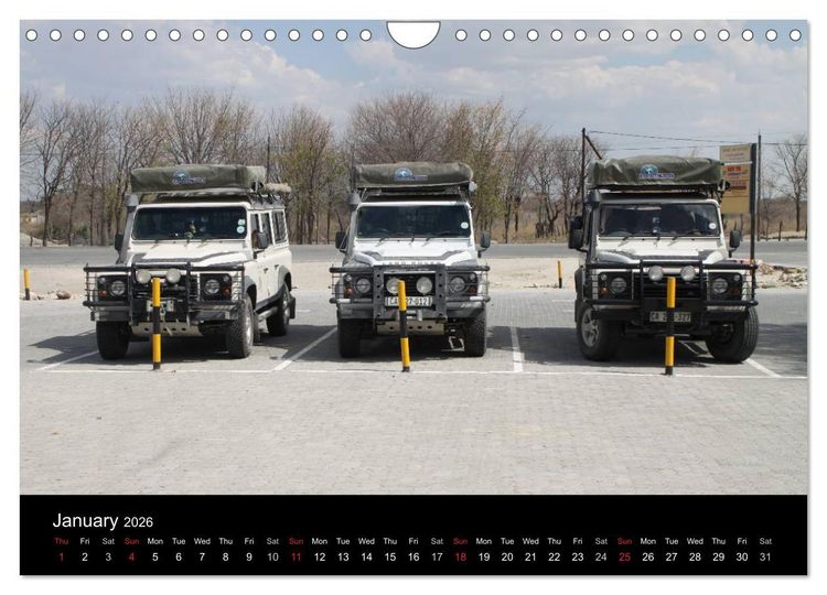 Produktbild: Off-road adventures in Africa (Wall Calendar 2026 DIN A4 landscape), CALVENDO 12 Month Wall Calendar