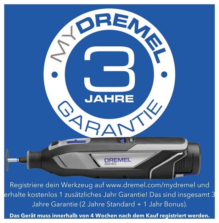 Produktbild: Dremel DREMEL 8240-3-MB (ohne Akku) F0138240KB Multifunktionswerkzeug ohne Akku, ohne Ladeger&auml;t 12 V