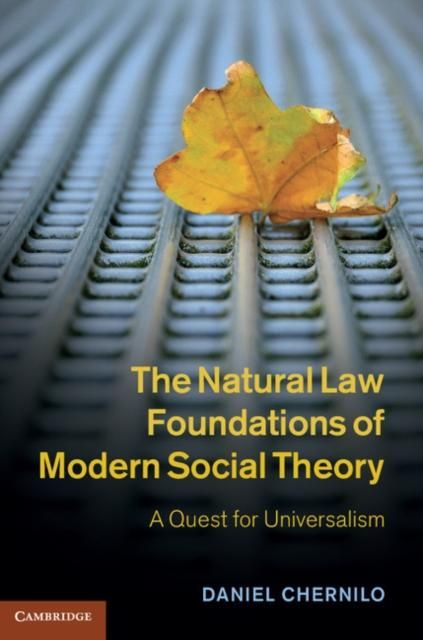Produktbild: Natural Law Foundations of Modern Social Theory