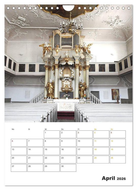 Produktbild: Orgeln zum Verlieben! (Wandkalender 2026 DIN A4 hoch), CALVENDO Monatskalender
