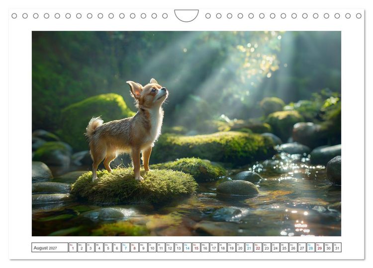 Produktbild: Chihuahua Gl&uuml;cksmomente (Wandkalender 2027 DIN A4 quer), CALVENDO Monatskalender