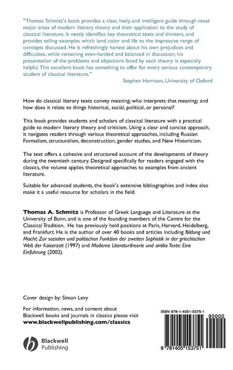 Produktbild: Modern Literary Theory and Ancients Text