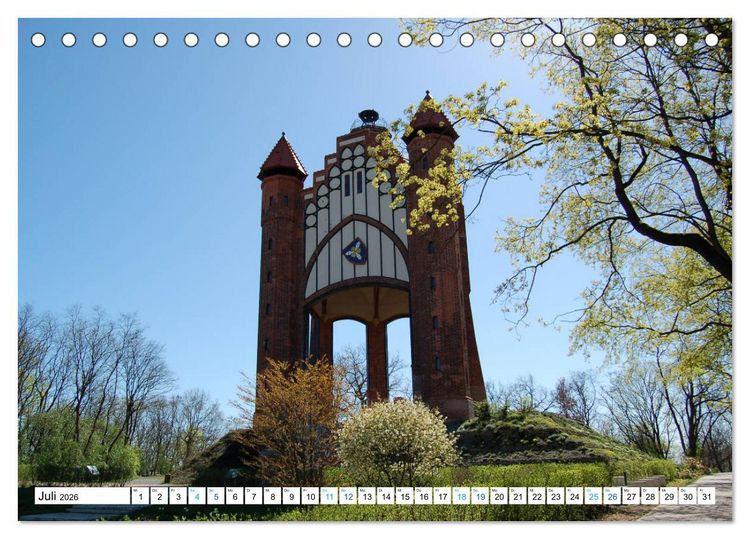 Produktbild: Rathenow - Gr&uuml;ne Stadt an der Havel (Tischkalender 2026 DIN A5 quer), CALVENDO Monatskalender