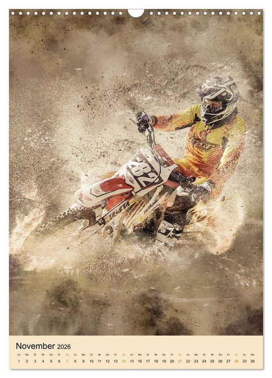 Produktbild: Motocross - Sport der Extreme (Wandkalender 2026 DIN A3 hoch), CALVENDO Monatskalender