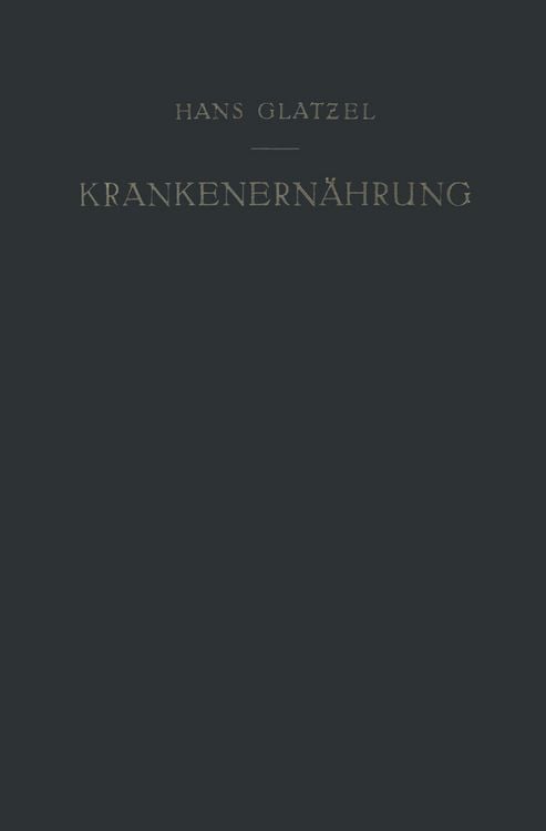 Produktbild: Krankenern&auml;hrung