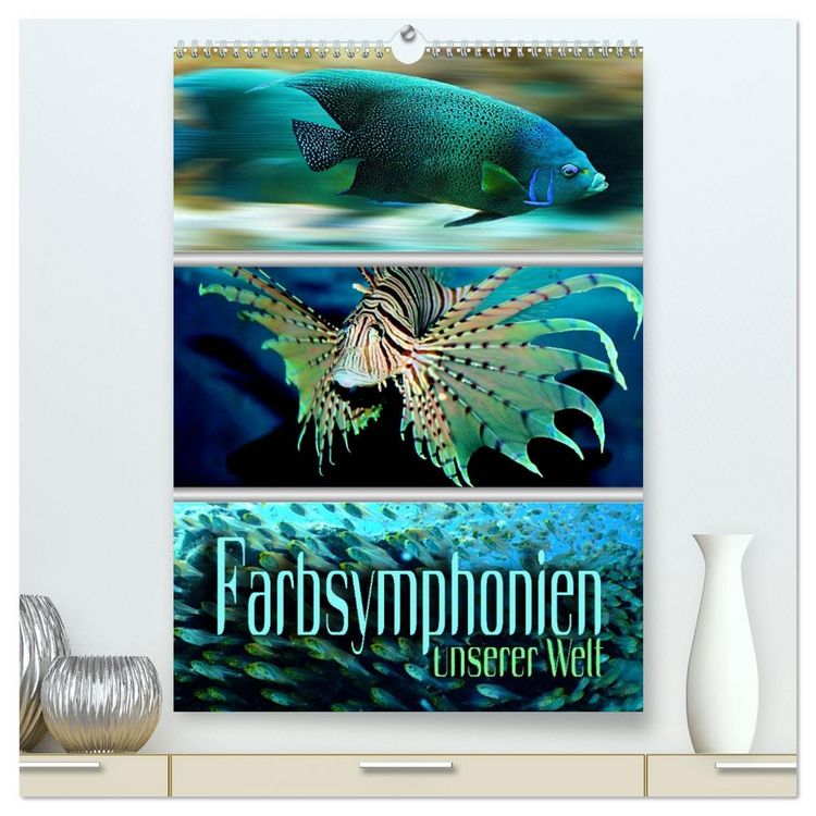 Produktbild: Farbsymphonien unserer Welt (hochwertiger Premium Wandkalender 2026 DIN A2 hoch), Kunstdruck in Hochglanz