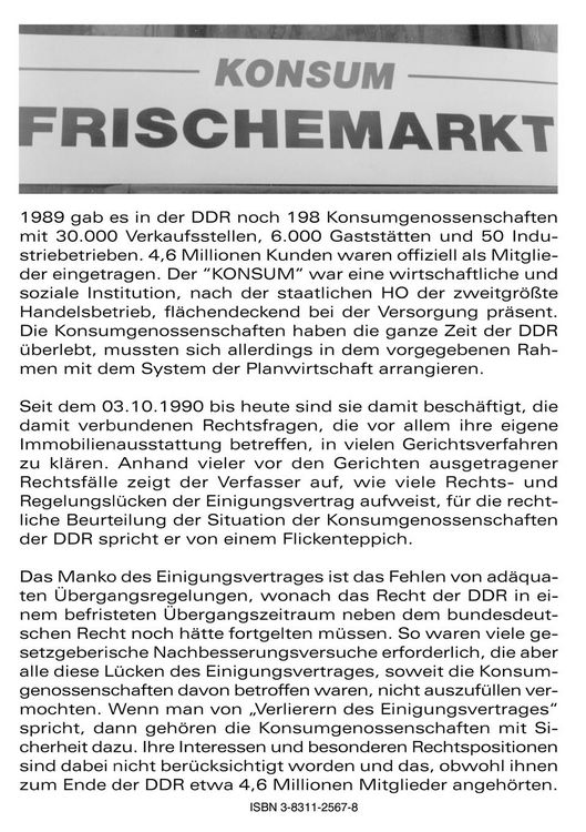 Produktbild: Zweckfremde Konsumeigene Grundst&uuml;cke