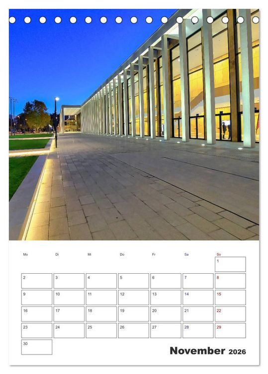 Produktbild: Wiesbaden Terminplaner (Tischkalender 2026 DIN A5 hoch), CALVENDO Monatskalender