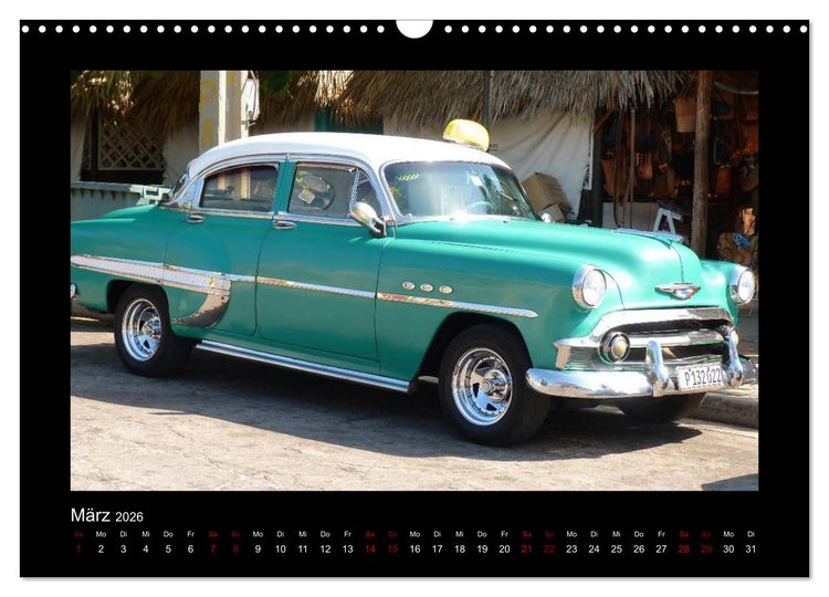 Produktbild: Retro Cars (Wandkalender 2026 DIN A3 quer), CALVENDO Monatskalender