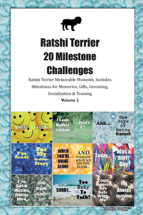 Produktbild: Ratshi Terrier 20 Milestone Challenges Ratshi Terrier Memorable Moments. Includes Milestones for Memories, Gifts, Grooming, Socialization & Training V