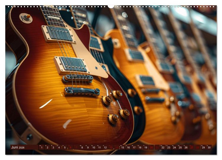 Produktbild: Wegbegleiter Gitarre (hochwertiger Premium Wandkalender 2026 DIN A2 quer), Kunstdruck in Hochglanz