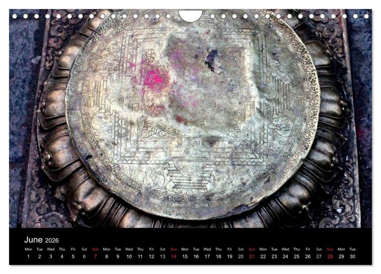 Produktbild: Monuments of Nepal 2026 (Wall Calendar 2026 DIN A4 landscape), CALVENDO 12 Month Wall Calendar