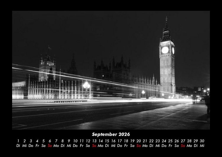 Produktbild: London 2026 Fotokalender DIN A3